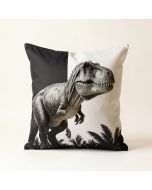Dinosaur Evolution Of Wildlife Square Cushion Pillow Cover (synthetic illustration; no displayed measurements)