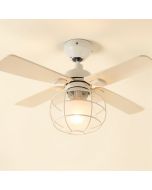 Coven 5 - Blade Caged Ceiling Fan Light Kit Included (synthetic illustration; no displayed measurements)