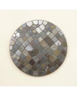0.9 '' X 0.9 '' Metal Penny Round Mosaic Wall Tile (synthetic illustration; no displayed measurements)