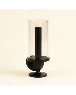 23.6 '' Tall Glass And Metal Wall Sconce Votive Holder (synthetic illustration; no displayed measurements)