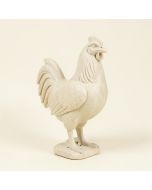 Kassidy Fiberstone Long Tail Standing Rooster Statue (synthetic illustration; no displayed measurements)