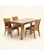 Monterra Butterfly Leaf Solid Wood Dining Set (synthetic illustration; no displayed measurements)