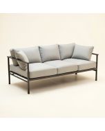 Honeycutt Patio Sofa With Cushions (synthetic illustration; no displayed measurements)