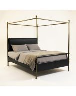 Bianaca Queen Low Profile Four Poster Bed (synthetic illustration; no displayed measurements)