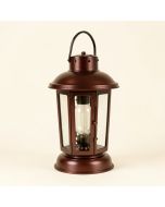 Earlham Aged Copper/Black Outdoor Hanging Lantern (synthetic illustration; no displayed measurements)