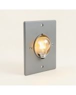 Light Bulb With Glowing High Light Effect 1-Gang Toggle Light Switch Wall Plate (synthetic illustration; no displayed measurements)