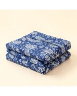 Batik Floral Sheet Set (synthetic illustration; no displayed measurements)