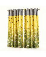 Ambesonne Yellow Curtains (synthetic illustration; no displayed measurements)