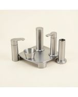 Rossland Stainless Steel 7 Piece Bathroom Accessory Set (synthetic illustration; no displayed measurements)