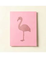 Be A Flamingo Paper Print (synthetic illustration; no displayed measurements)