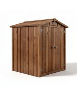 12 Ft. W X 5 Ft. D Solid Wood Lean-To Storage Shed (synthetic illustration; no displayed measurements)