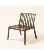 Metal Slat Back Stacking Side Chair (synthetic illustration; no displayed measurements)