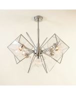 Juliana 10 - Light Statement Geometric Chandelier (synthetic illustration; no displayed measurements)