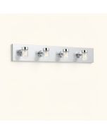 Brá 4-Light Dimmable Chrome Vanity Light (synthetic illustration; no displayed measurements)