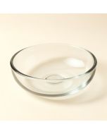 Tempered Glass Circular Vessel Bathroom Sink (synthetic illustration; no displayed measurements)