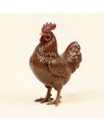 Vintage Roosters Figurine (synthetic illustration; no displayed measurements)