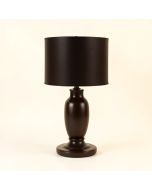 Saluzzo 23 '' Dark Brown Table Lamp (synthetic illustration; no displayed measurements)