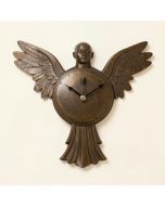 Oversized Angel Religious African American Wall Clock (synthetic illustration; no displayed measurements)