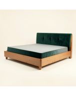 Aeliana Velvet Upholstered Platform Bed (synthetic illustration; no displayed measurements)