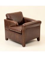Erra 42.5 '' Faux Leather Recessed Arm Loveseat (synthetic illustration; no displayed measurements)