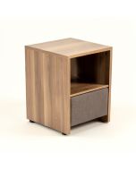 Zabarskaya Chairside End Table With Storage (synthetic illustration; no displayed measurements)