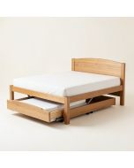 Boling Twin Solid Wood Platform Bed With Trundle By Harriet Bee (synthetic illustration; no displayed measurements)