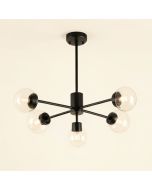 Aliya Industrial Edison Spider Adjustable Sputnik Chandelier (synthetic illustration; no displayed measurements)