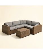 Chesterle 6 Piece Sectional Seating Group With Cushions (synthetic illustration; no displayed measurements)