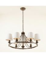 Coakley 9-Light Shaded Chandelier Tiered Chandelier (synthetic illustration; no displayed measurements)