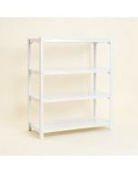 69 '' H X 68 '' W X 27.5 '' D 4 Shelf Shelving Unit (synthetic illustration; no displayed measurements)