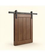 Classic Horseshoe Sliding Standard Single Track Barn Door Hardware Kit (synthetic illustration; no displayed measurements)