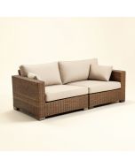 Elija Outdoor 2 Piece Sofa Seating Group With Cushions (synthetic illustration; no displayed measurements)
