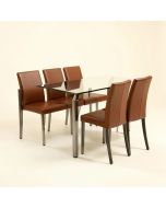 Dining Room Table Set – 7-Piece Dining Table With Dining Room Chairs (synthetic illustration; no displayed measurements)