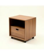 Nicks End Table With Storage (synthetic illustration; no displayed measurements)
