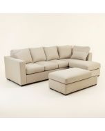 Everleigh 105 '' Wide Reversible Sofa & Chaise With Ottoman (synthetic illustration; no displayed measurements)