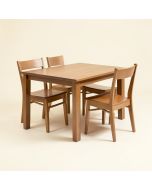 Alyworth Butterfly Leaf Solid Wood Dining Set (synthetic illustration; no displayed measurements)