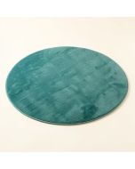 Round Emzley Teal Indoor / Outdoor Area Rug (synthetic illustration; no displayed measurements)