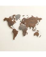 World Map Wall Decor (synthetic illustration; no displayed measurements)