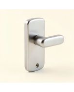 Broadway Lever With Greenwich Trim Non-Turning Lock (synthetic illustration; no displayed measurements)