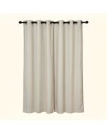 Ajai Solid Sheer Grommet Single Curtain Panel (synthetic illustration; no displayed measurements)