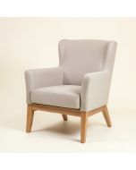 Cueto 31 '' Wide Polyester Wingback Chair (synthetic illustration; no displayed measurements)