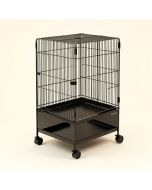 Fiscus 52.5 '' Steel Flat Top Travel Bird Cage With Wheels (synthetic illustration; no displayed measurements)