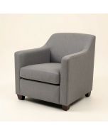 Peard Upholstered Parsons Chair In Gray (synthetic illustration; no displayed measurements)