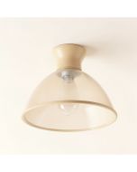 4.25 '' H Glass Bell Ceiling Fan Fitter Shade ( Uno ) In Beige (synthetic illustration; no displayed measurements)