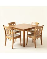 Dining Table With Four Chairs Set (synthetic illustration; no displayed measurements)