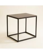 Aliya Iron Nightstand (synthetic illustration; no displayed measurements)