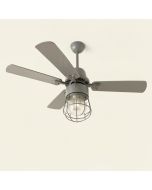 36 '' Reginald 3 - Blade Caged Ceiling Fan With Wall Control (synthetic illustration; no displayed measurements)