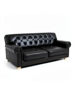 Forcier 61.75 '' Rolled Arm Chesterfield Loveseat (synthetic illustration; no displayed measurements)