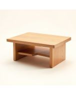 Emelia Solid Wood Solid Coffee Table (synthetic illustration; no displayed measurements)