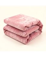 Breakfast In Bed Pink Velvet Duvet Cover & Insert Set (synthetic illustration; no displayed measurements)